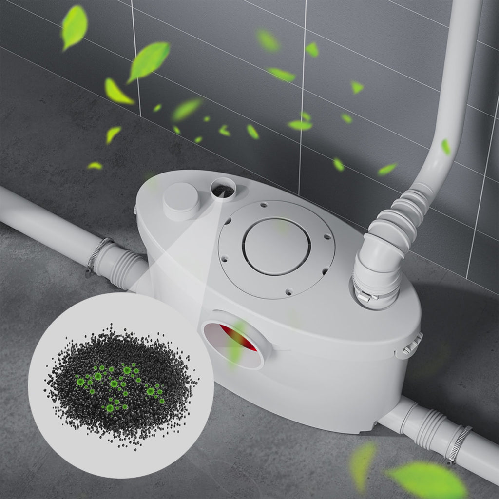 SNFLEX Two-Piece Macerating Toilet | 750W Upflush Toilet