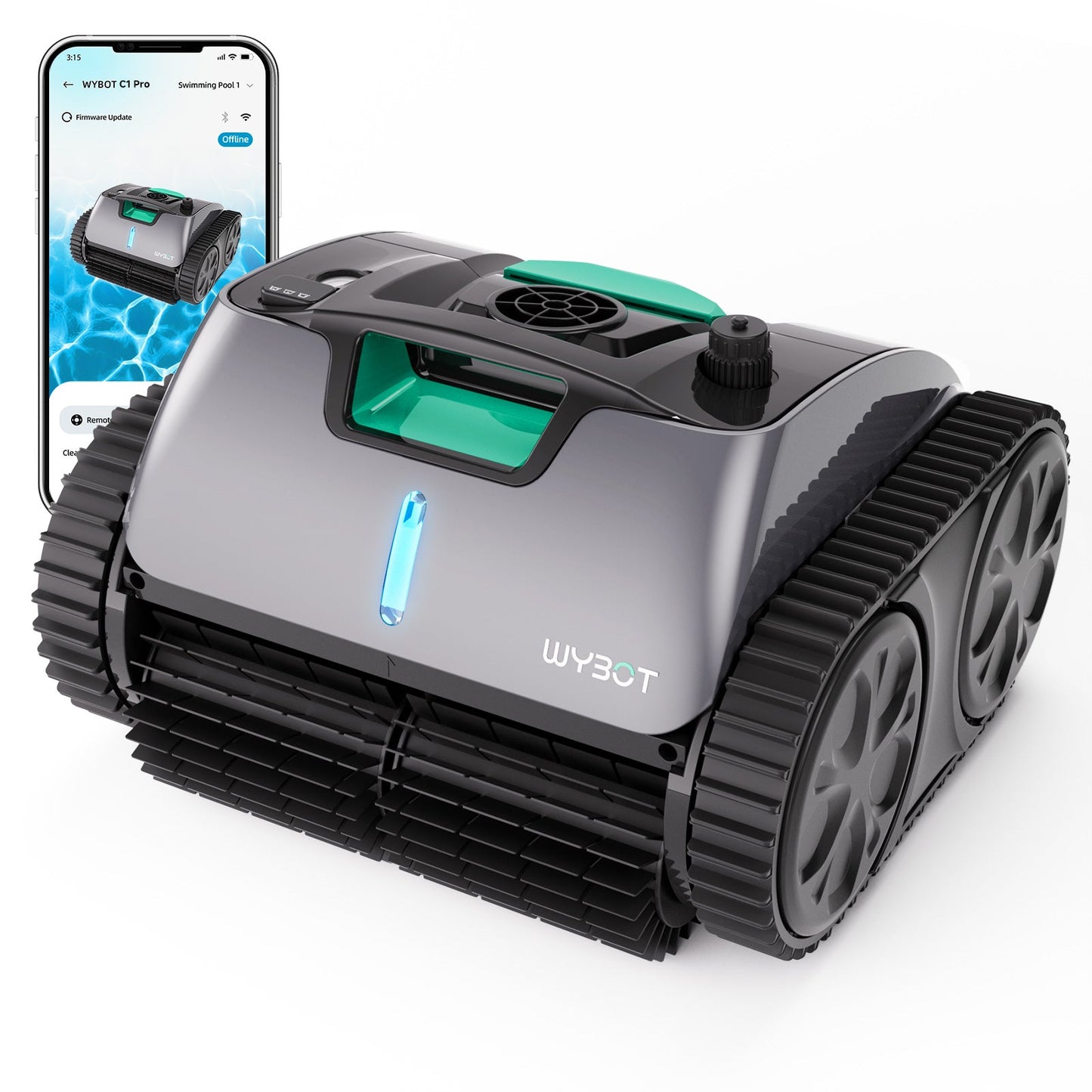 WYBOT C1 Pro Cordless Robotic Pool Cleaner