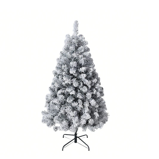 Garvee 6ft Pre-Lit Flocked Christmas Tree