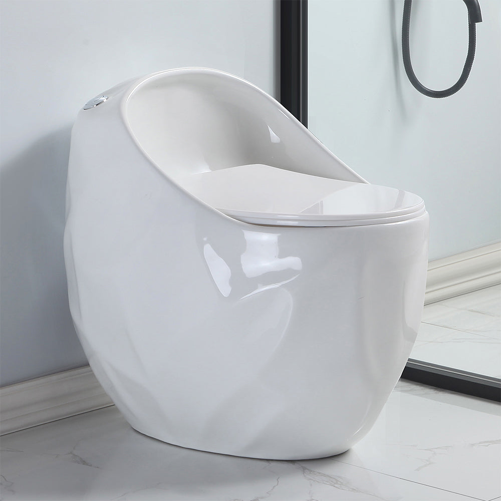 OVRUS Egg-Shaped Toilet | One Piece Round Bowl