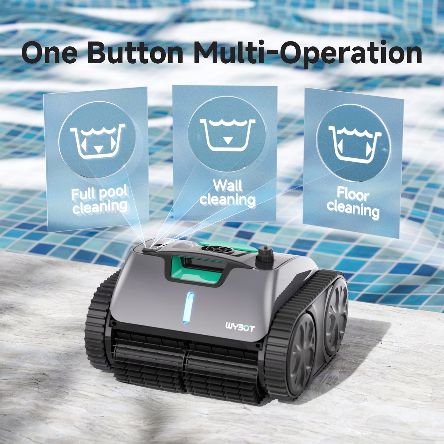 WYBOT C1 Pro Cordless Robotic Pool Cleaner