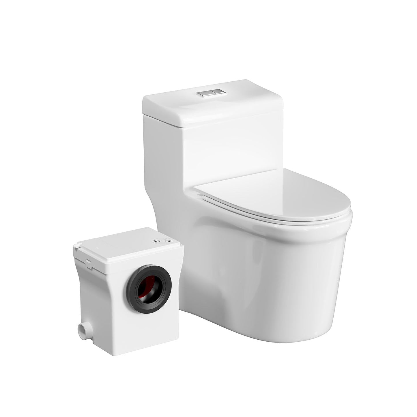 SNFLEX One-Piece Macerating Toilet | 600W Upflush Toilet