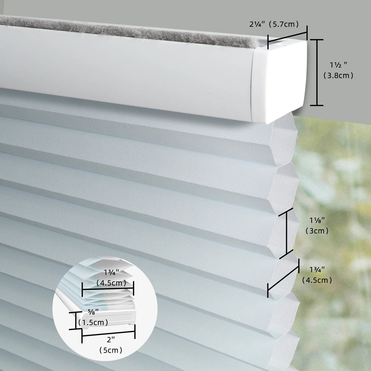SmartWings Motorized Light Filtering and Blackout Cellular Shades Nowa Designer Texture Helios