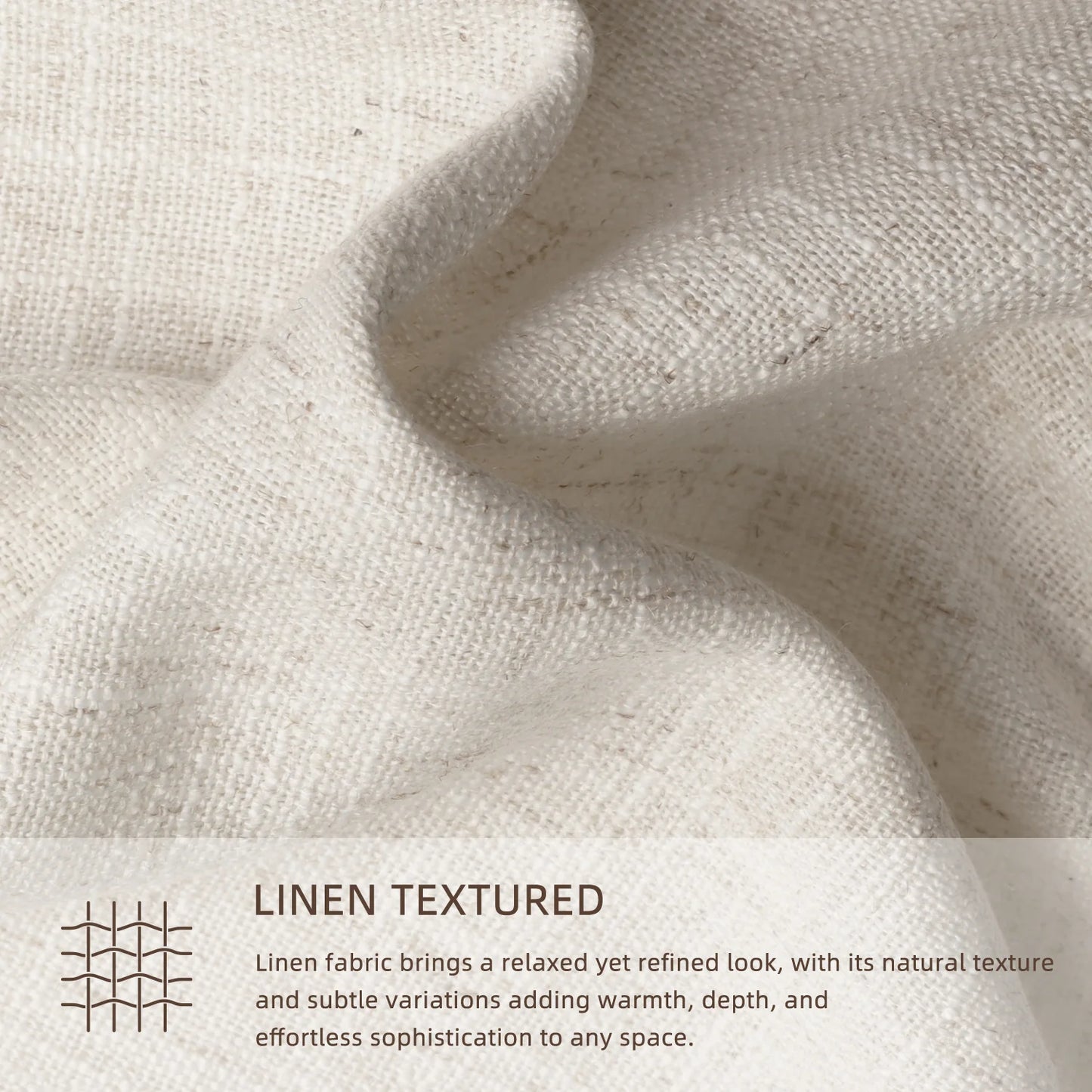 SmartWings Motorized Linen Drapery 50%/70%/100% Blackout Daphne Regular price