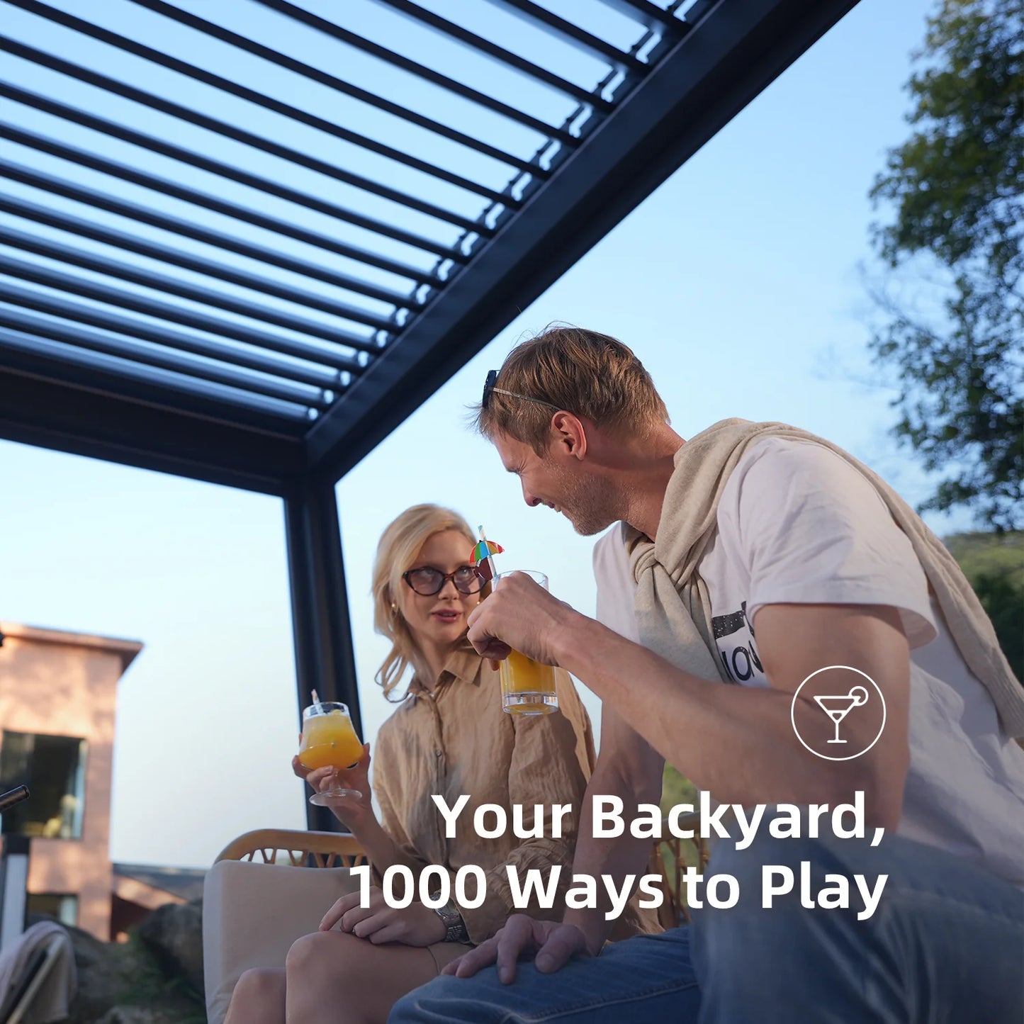 SmartWings Motorized Matter Pergola Flexar Q3