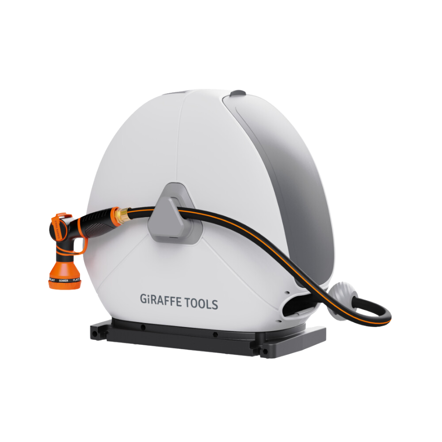 Ground-Mounted Retractable Hose Reel